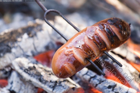 Lenkki on open fire.Recipe only, not for order