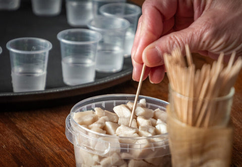 Fermented shark. Recipe only, not for order