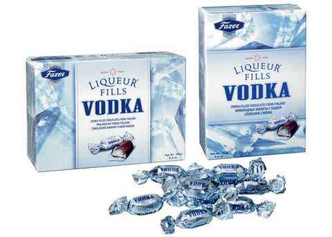 Vodka filled chocolates