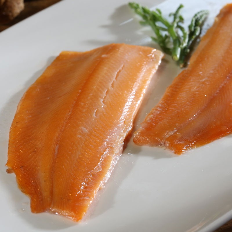 Smoked trout fillet