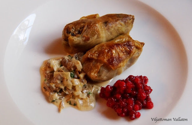 Cabbage rolls with Lingonberry