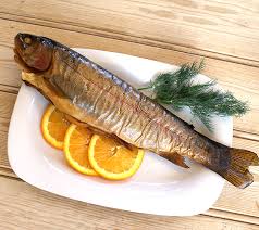 Smoked trout, whole